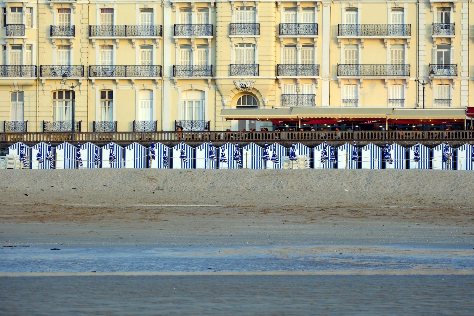 Hôtel de la collection Relais et Châteaux au crépuscule